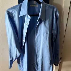 Geoffrey Beene Men's Light Blue Dress Shirt